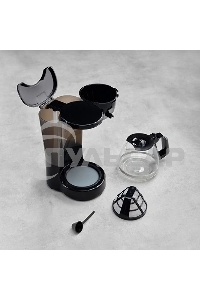 Кофеварка капельная Scarlett SC-CM33018 черный, исп. кофе - молотый, 0.75 л, 600 Вт.