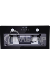 Вытяжка встраиваемая Maunfeld Trapeze 601GG черный, 60 см, 1150 куб. м/ч, 54 дБ