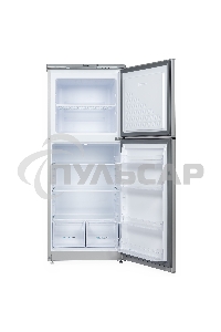 Холодильник Бирюса M553 металлик двухкамерный 160/70л морозилка сверху автоматическое оттаивание