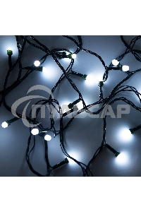 Гирлянда светод. Funray Минишарики, SE-MINI-110W, 10М, 100LED, хол.белый,темно-зел.шн 0,7м, контр,