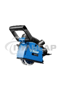 Штроборез ЗУБР ЗШ-П30-1400 ПСТКглуб. 30 мм, 125 мм, подключ. пылесоса, плавн пуск, 1400 Вт, кейс