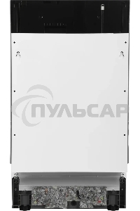 Встраиваемая посудомоечная машина Hyundai HBD 451, черный, 44.8 см, 10 компл., 49 дБ, класс A++