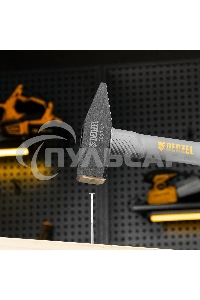 Молоток слесарный Denzel 1000 г, кованый, фибергласовая рукоятка c TPR покрытием