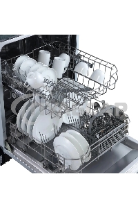 Встраиваемая посудомоечная машина Бирюса DWB-612/5, серебристый, 59.8 см, 12 компл., 49 дБ, класс A++
