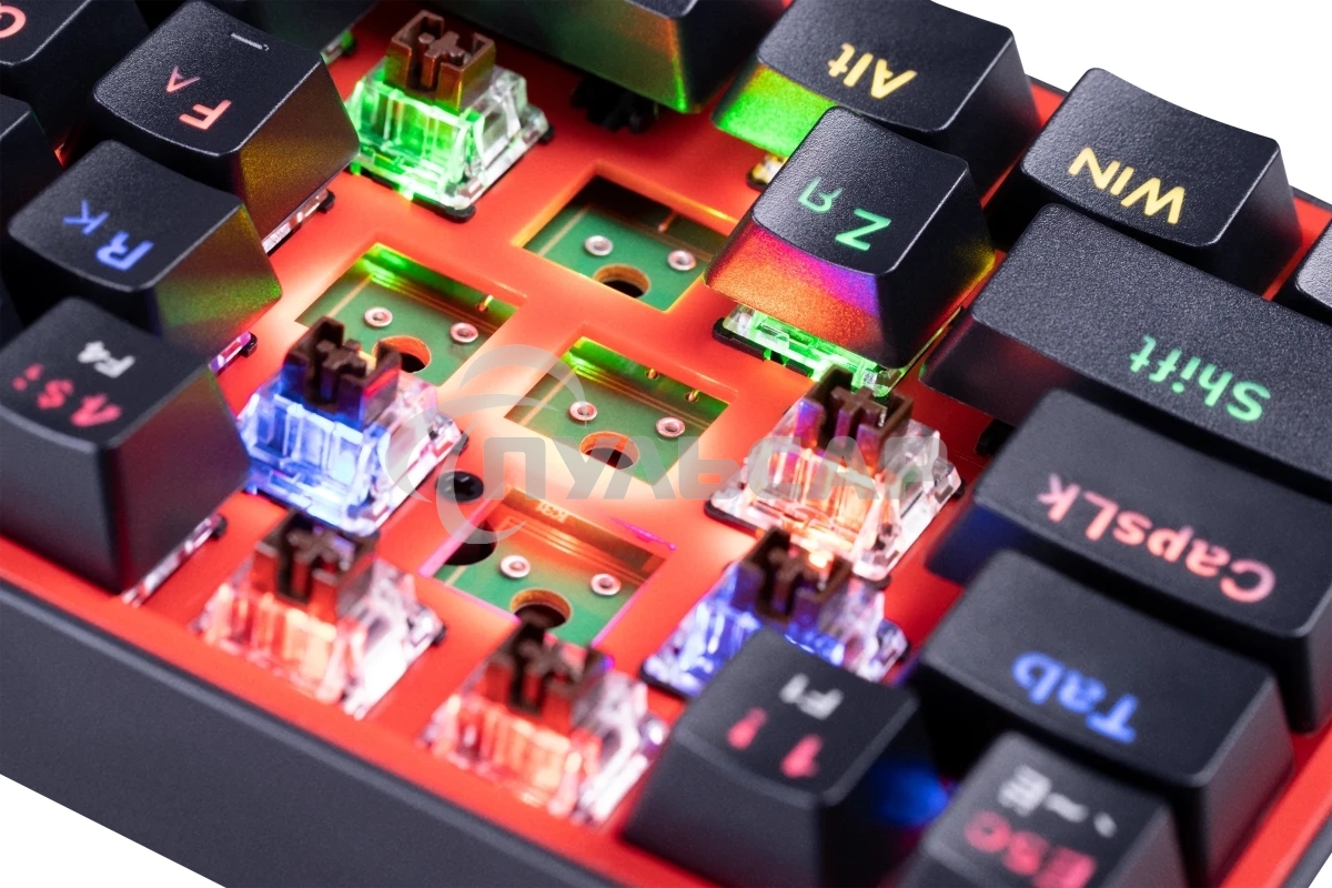 Клавиатура проводная REDRAGON Fizz RU черный