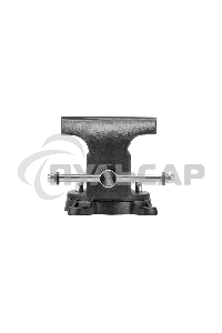 Тиски слесарные Denzel BVH-200, 200 мм, поворотные, стальная направляющая, с наковальней