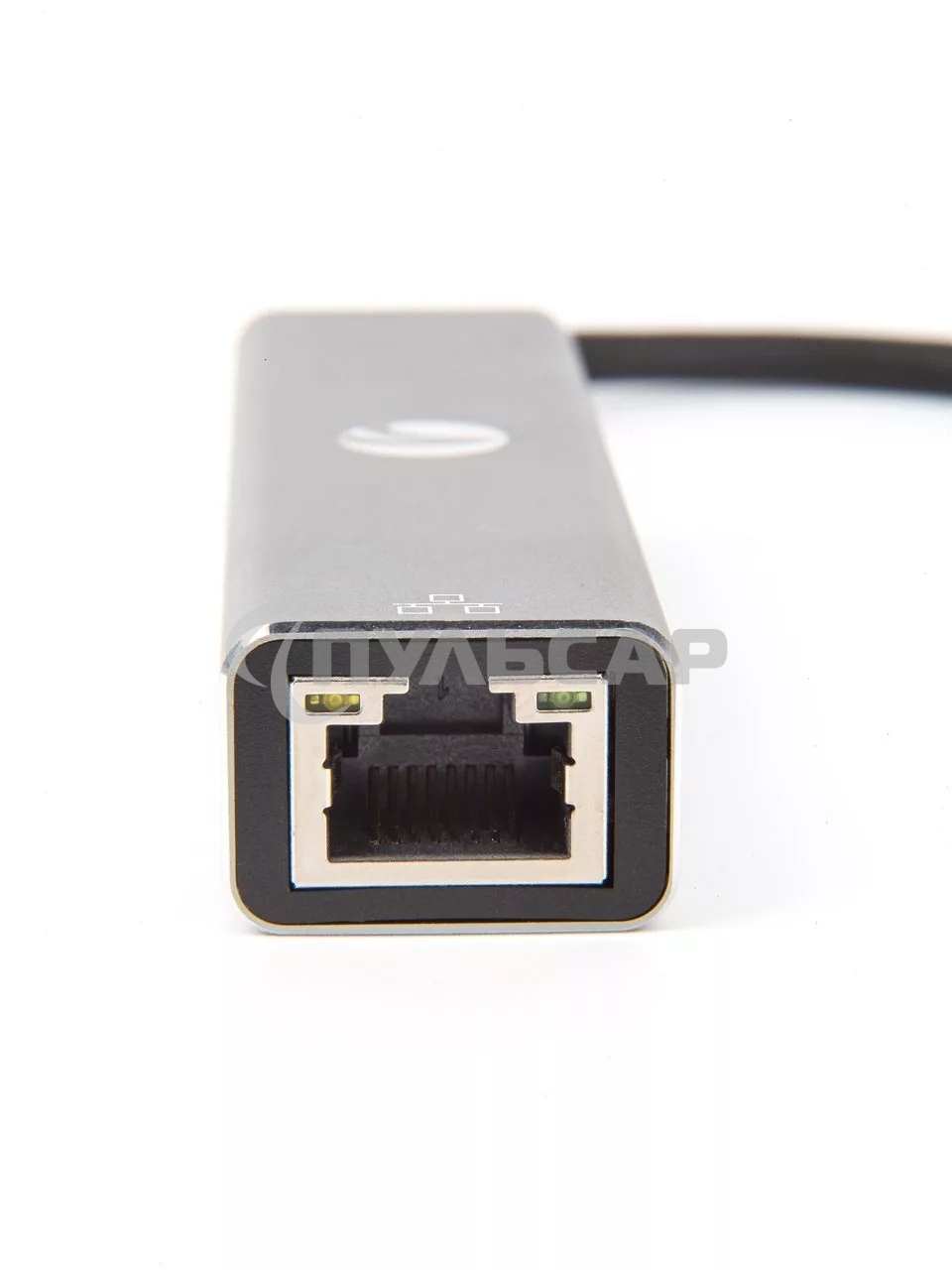 Кабель-концентратор USB 3.1 Type-Cm --> RJ-45+3port USB3.0(f) Aluminum Shell VCOM <DH311A>