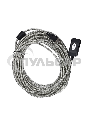 Кабель AM/AF USB2.0 10м AOpen удлинитель активный(с усилителем) USB2.0-repeater, ACU823-10M