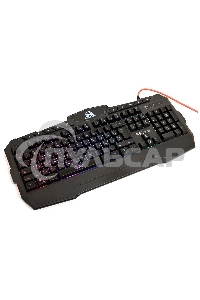 Игровой комплект Qumo Wartime K51/M67, кл-ра проводная, 104+10 клавиш, подсветка RGb, мышь проводная, оптическая, RGb running, 1200/1600/2400/3200 dpi