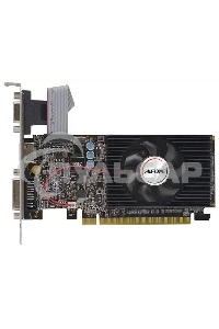 Видеокарта AFOX GT610 1Gb LP DDR3 64BIT DVI HDMI VGA SINGLE FAN RTL