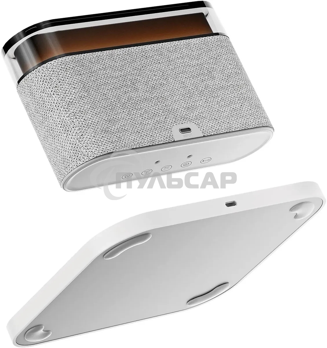 Портативная колонка BBK BTA2020 белый 5W 1.0 BT 10м 1200mAh