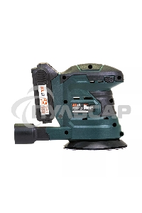 Профессиональная аккумуляторная эксцентриковая шлифмашина KLPRO KLEZ18-20 (18В, Li-ion-2шт, 2.0А·ч, ЗУ 2,4А)