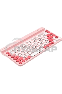 Клавиатура беспроводная A4Tech Fstyler FBK30 розовый USB BT/Radio slim Multimedia (FBK30 RASPBERRY)