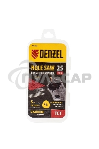 Коронка по металлу Denzel твердосплавная, 25 мм