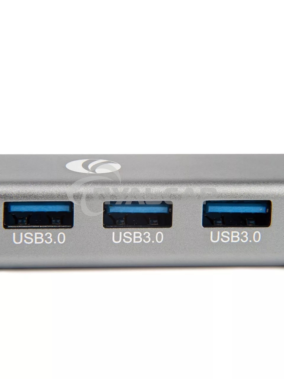 Кабель-концентратор USB 3.1 Type-Cm --> RJ-45+3port USB3.0(f) Aluminum Shell VCOM <DH311A>