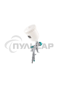 Краскопульт пневматический STELS ag 801 hvlp 57360гравитационный сопло 1.5мм и 1.8мм