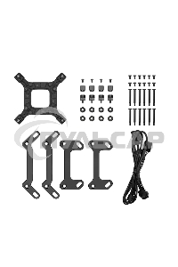 Система жидкостного охлаждения DEEPCOOL LQ360 черный, 120 мм, алюминий/медь, 2400 об/мин, 38.71 дБ, 4 pin, 350 Вт