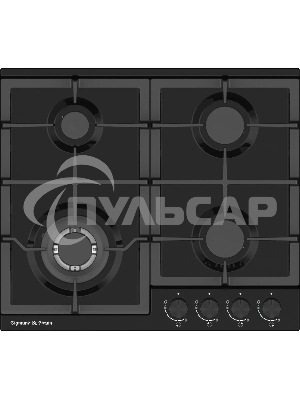Газовая варочная панель Zigmund & Shtain G 14.6 B независимая, черный