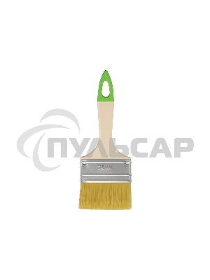 Кисть флейцевая Сибртех 70*8, натуральная щетина, пластиковая ручка, 10шт 82581