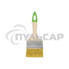 Кисть флейцевая Сибртех 70*8, натуральная щетина, пластиковая ручка, 10шт 82581 Кисть флейцевая Сибртех 70*8, натуральная щетина, пластиковая ручка, 10шт 82581