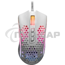 Мышь проводная Redragon Storm белый, 12400 dpi, USB, кнопки - 8