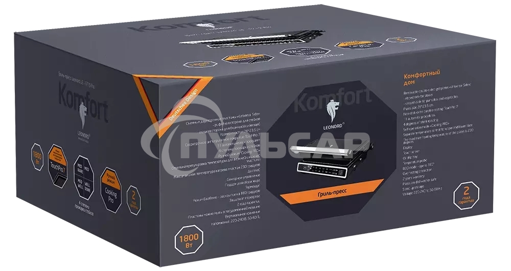 Гриль электрический LEONORD LE-1719 Pro