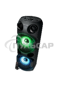 Колонка АС Sven PS-750, черный (80 Вт, TWS, Bluetooth, FM, USB, microSD, LED-дисплей, 2х4400мА*ч)