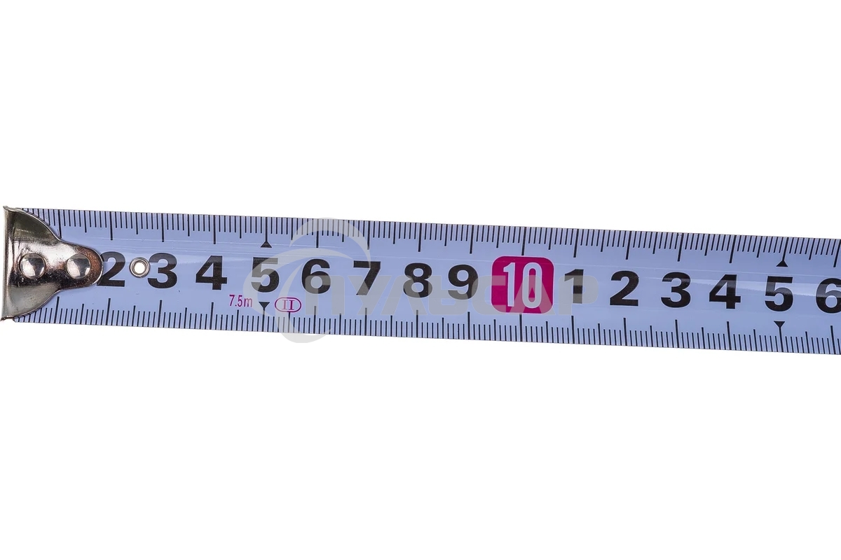 Рулетка Matrix Rubber, 7,5 м х 25 мм, обрезиненный корпус