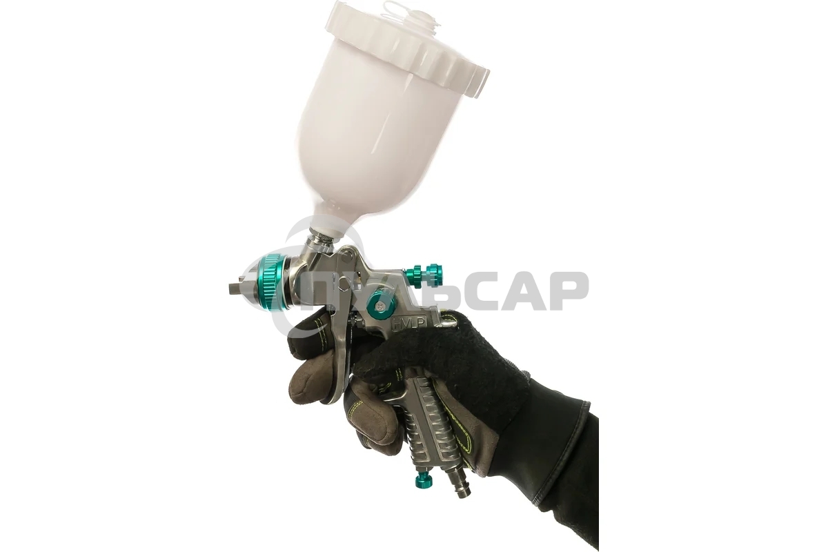 Краскопульт пневматический STELS ag 801 hvlp 57360гравитационный сопло 1.5мм и 1.8мм