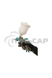 Краскопульт пневматический STELS ag 801 hvlp 57360гравитационный сопло 1.5мм и 1.8мм