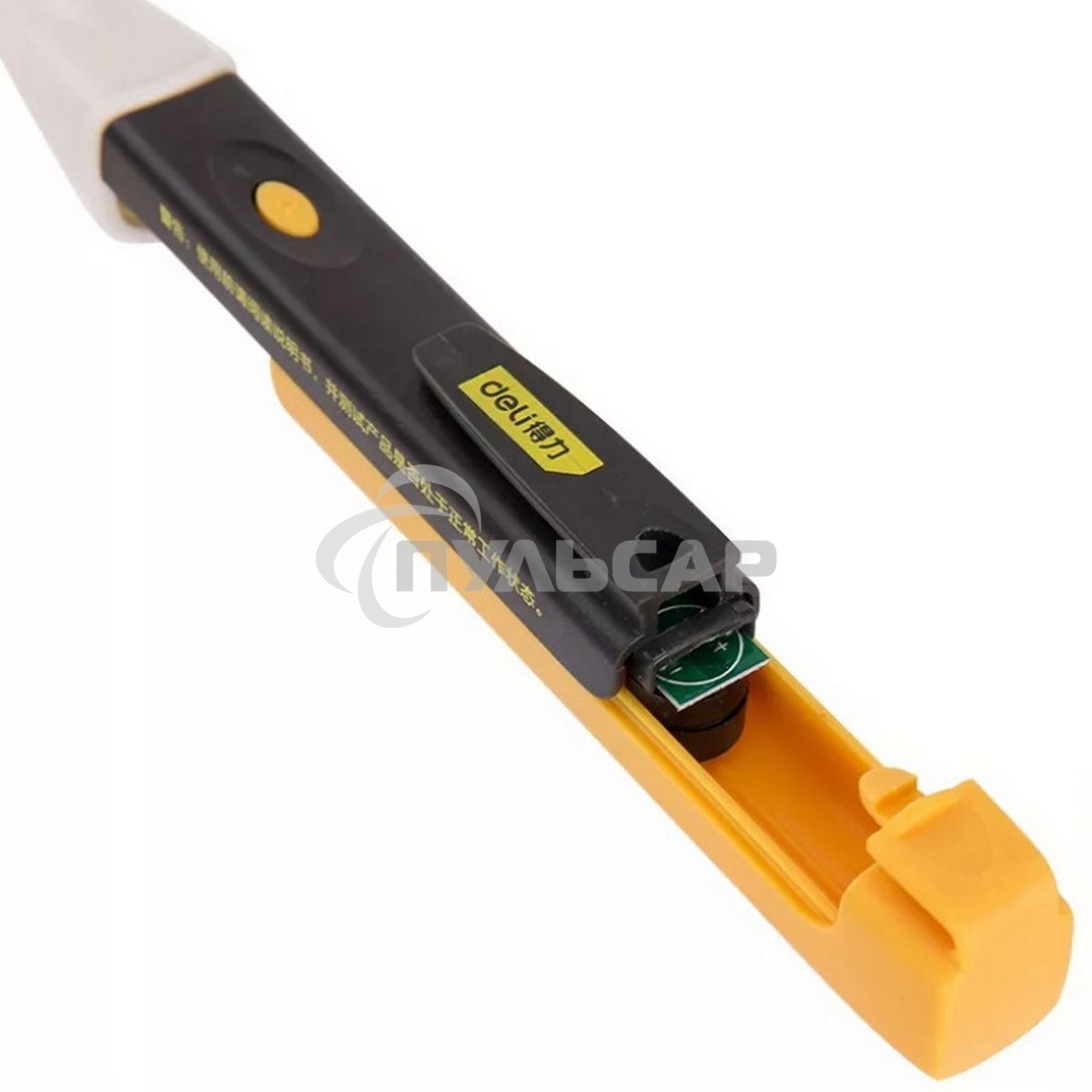Бесконтактный детектор напряжения Deli DL8008 (90-1000В, функция фонарика, батарейки в комплекте)