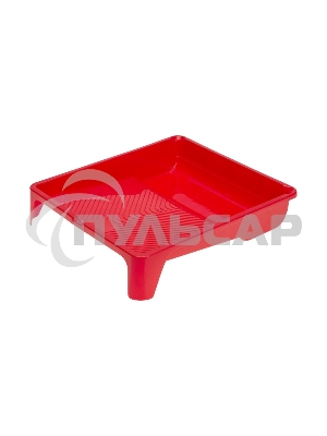Кюветка (ванночка) малярная 33х35см, красная Rexant