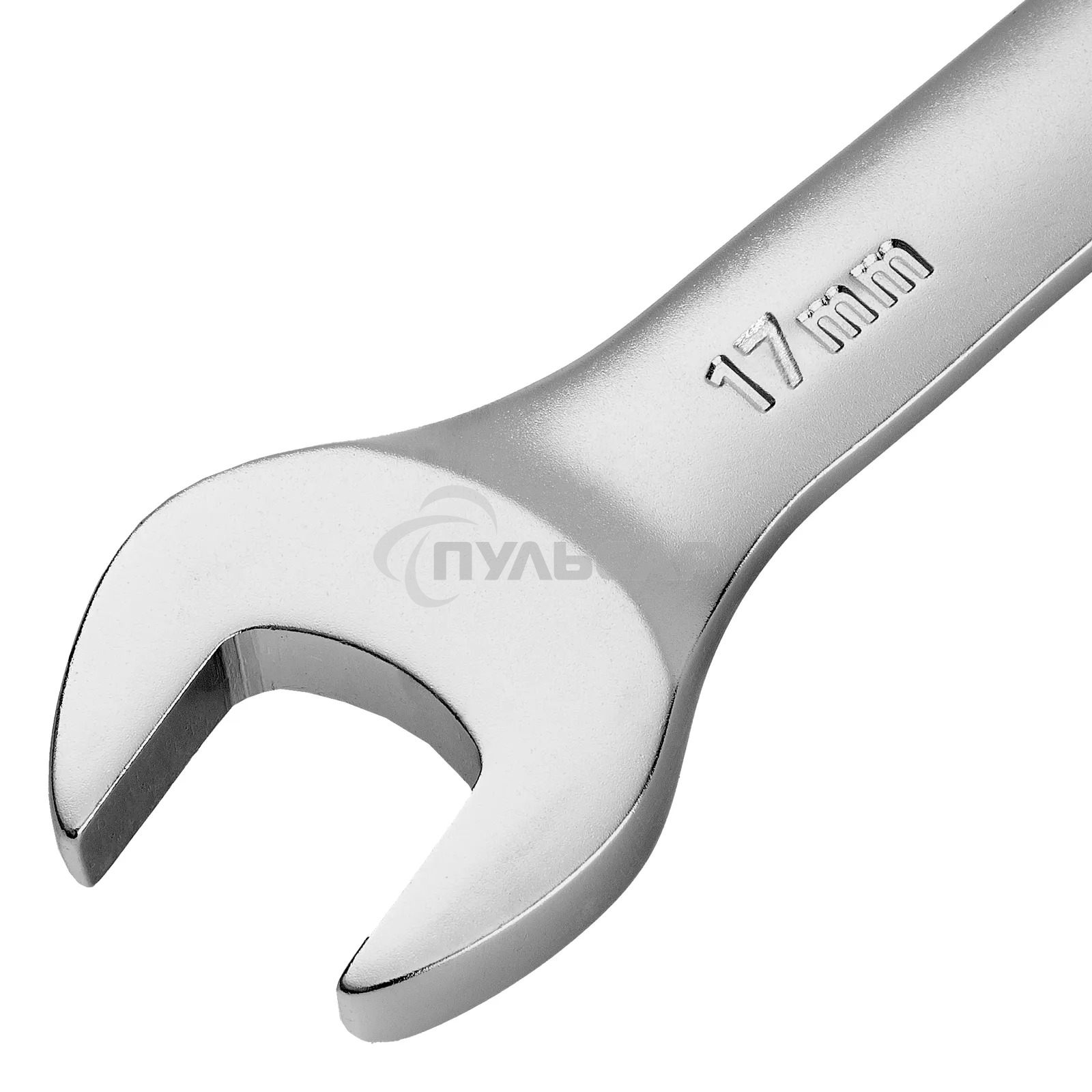 Набор ключей комбинированных трещоточных Denzel 6-17 мм, 6 шт., CrV, матовый хром 14720