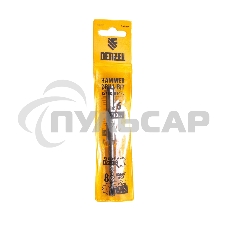 Бур по бетону Denzel двойная спираль, Cobalt W-tip, 6x110 мм, SDS PLUS