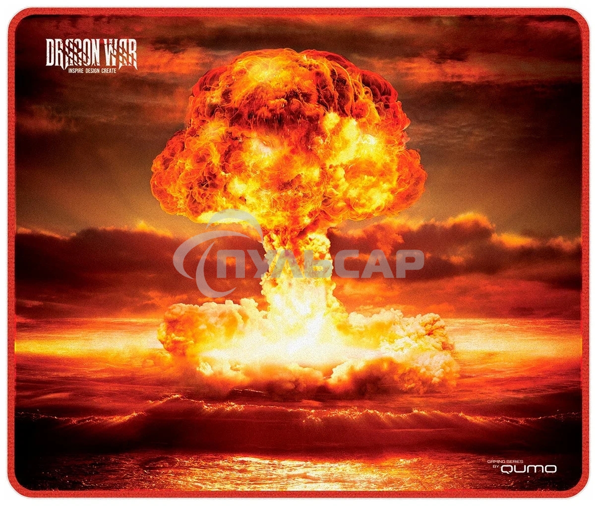 Игровой комплект Qumo Wartime K51/M67, кл-ра проводная, 104+10 клавиш, подсветка RGb, мышь проводная, оптическая, RGb running, 1200/1600/2400/3200 dpi