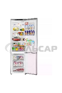 Холодильник LG GA-B509MCZL серый двухкамерный 277/107л морозилка снизу, No Frost