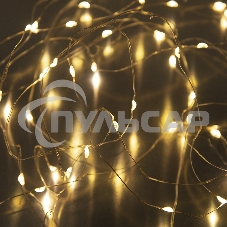 Гирлянда светод. Funray Нить, SE-STRING-10100WW, 10м, 100 LED, теплый белый, серебр. шнур 1,5м,