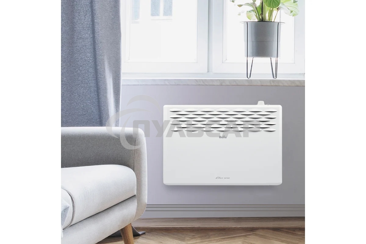 Конвектор Ballu Ettore BEC/ETMR-1500 белый, 1500 Вт, 20 м2, термостат