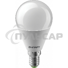 Лампа светодиодная ОНЛАЙТ 61965 OLL-G45-10-230-2.7K-E14