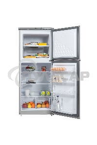 Холодильник Бирюса M553 металлик двухкамерный 160/70л морозилка сверху автоматическое оттаивание