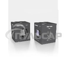 Чайник электрический Redmond KG-226 черный с деревом, 1,7 л, 2200 Вт