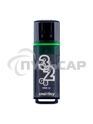Флешка USB Smartbuy R/W 32 Gb USB Glossy series Dark Grey (SB32 GbGS-DG)