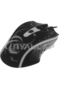 Мышь проводная Defender Overmatch GM-069 черный, 2400 dpi, USB, кнопки - 4