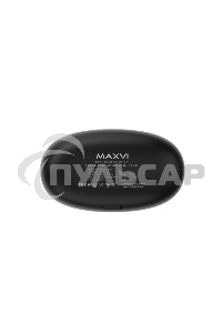 Беспроводные наушники Maxvi MHF-109BT черные TWS\капли\LCD\Sensor\200мАч\5.2\кабель Type-C