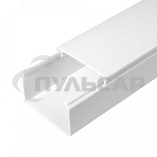 Кабель-канал Промрукав PR.0560401 белый 2-й замок в п/э 60х40 мм (40м/уп)