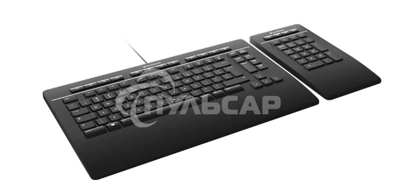 Клавиатура проводная 3Dconnexion 3DX-700092 Keyboard Pro with Numpad проводная USB черный