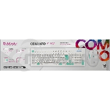 Комплект клавиатура + мышка Defender CERRATO C-978 RU WHITE-BLUE