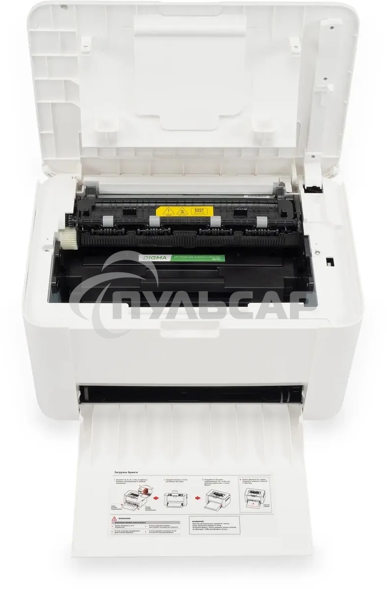 Принтер лазерный Digma DHP-2401 белый, A4, ч/б, печ. до 24 стр/мин., 600 x 600 dpi, USB