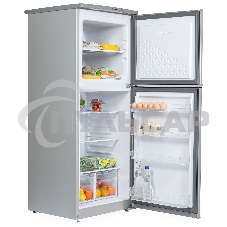 Холодильник Бирюса M553 металлик двухкамерный 160/70л морозилка сверху автоматическое оттаивание