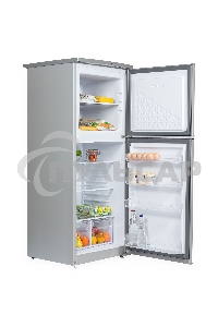 Холодильник Бирюса M553 металлик двухкамерный 160/70л морозилка сверху автоматическое оттаивание